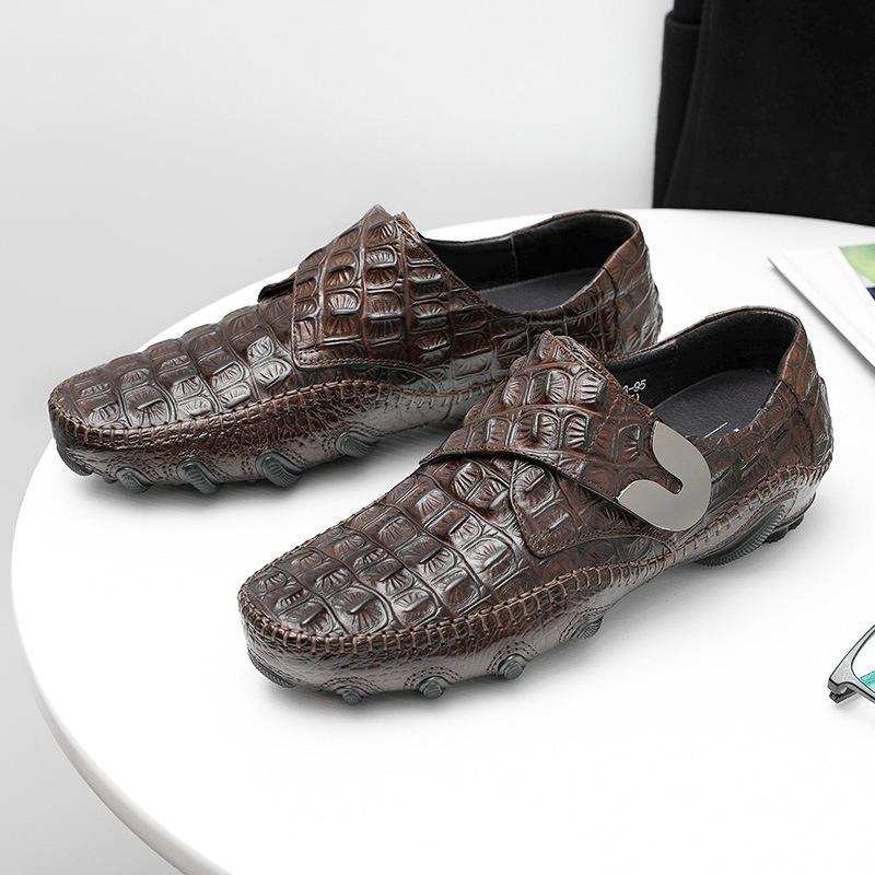 New Octopus Men's Doudou Shoes Cowhide Casual Leather Fashion Men's Shoes