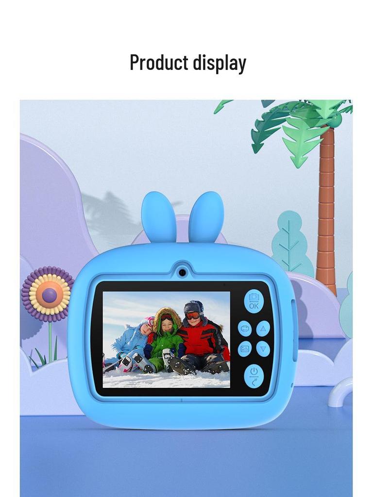 Portable Instant Print Children's Camera with Thermal Paper