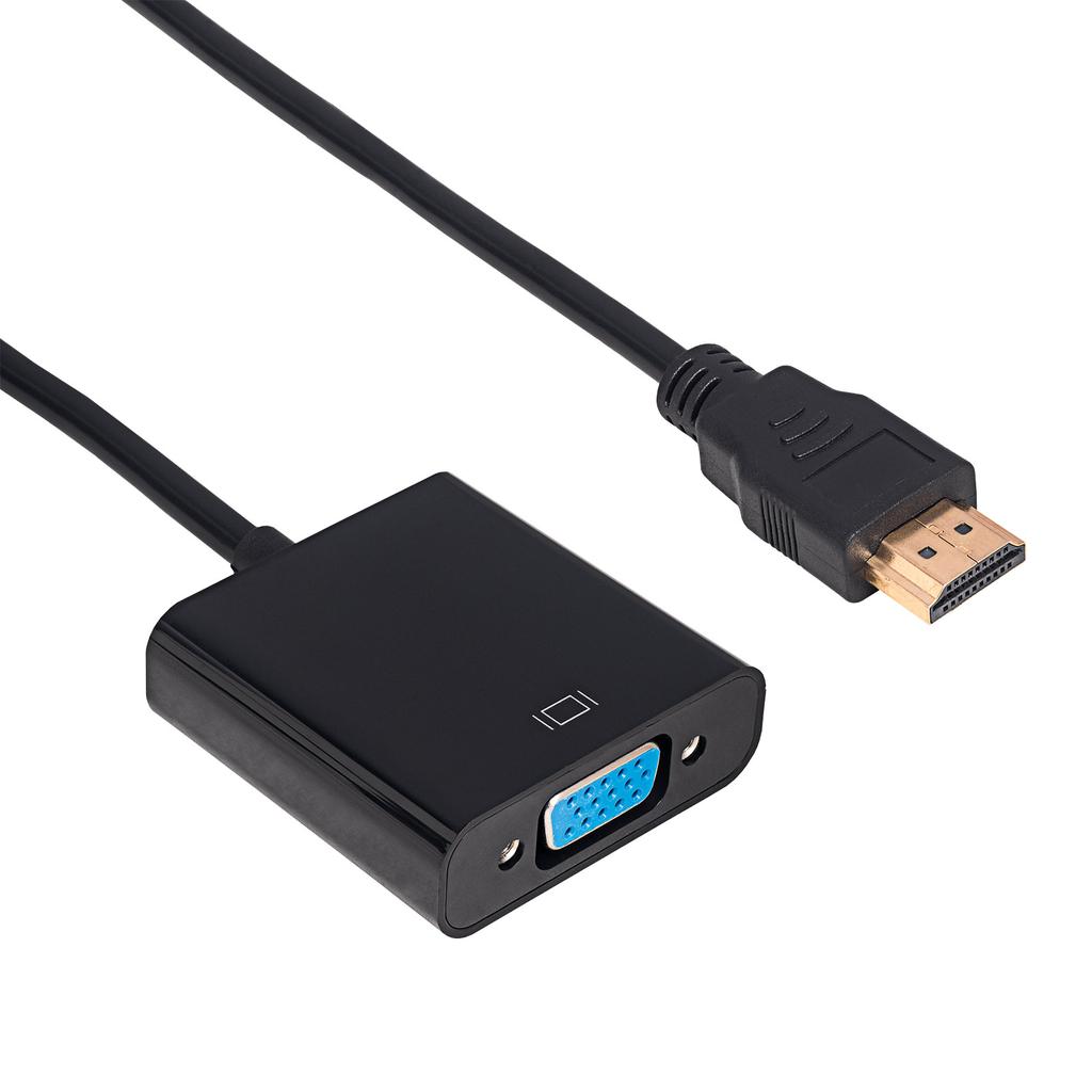 Konwerter VGA HDMI Akyga AK-AD-42 Adapter Do Monitora Full HD Z Kablem F/M 15cm