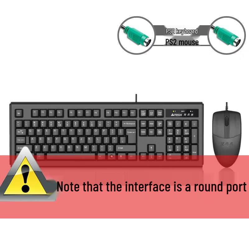 

A4TECH KK-5520NP Wired Keyboard Mouse Combo