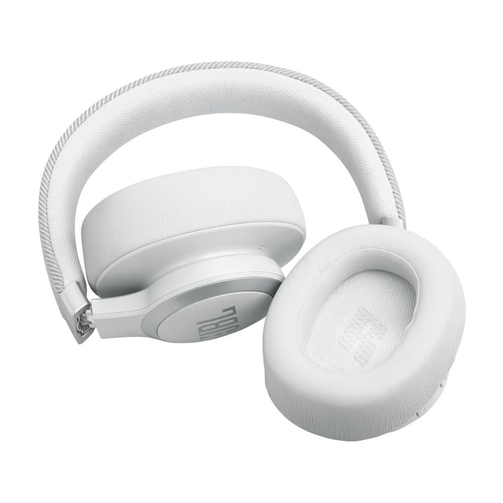 JBL LIVE 770 NC Style/Design/Hybrid Noise Cancelling/Bluetooth Compatible/Multi-Point/Over-Ear Headphones/White/JBLLIVE770NCWHT