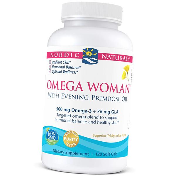 

Омега для жінок, Omega Woman, Nordic Naturals 120гелкапс Лимон (67352014) 120softgels Lemon