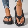 Lady's Platform Flats Casual Wedge Heels Beach Sandals