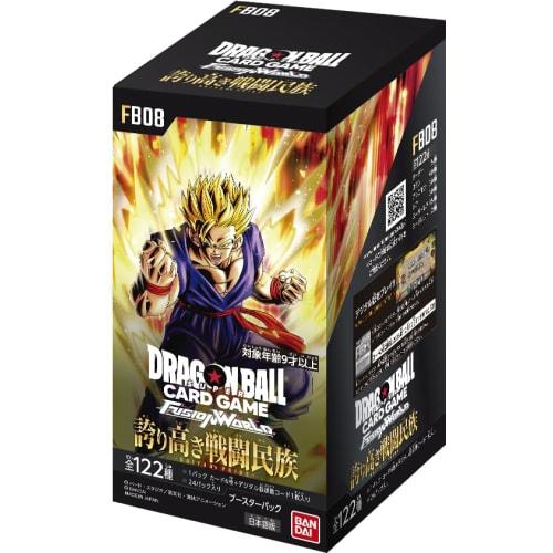 BANDAI Dragon Ball Super Card Game Fusion World Booster Pack Proud Warrior Tribe FB08 (Box) 24 Packs