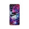 Case Samsung Galaxy S24 FE Nike Logo Stylish Black Bright Pink Purple Blue Maniacase