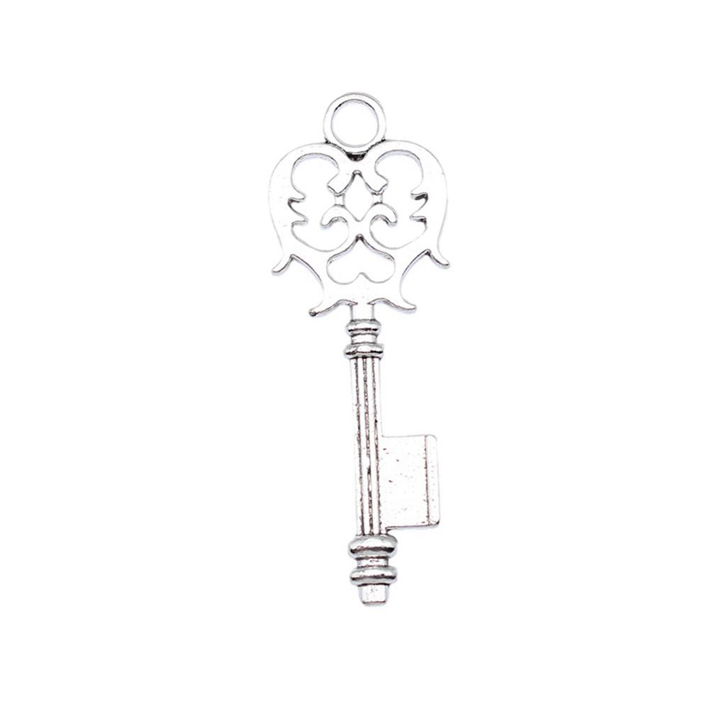 Key Charms Multi Color Alloy Locks Pendants For Romantic Themed Jewelry