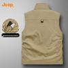 Jeep Men's Multi-pocket Outdoor Fishing Vest