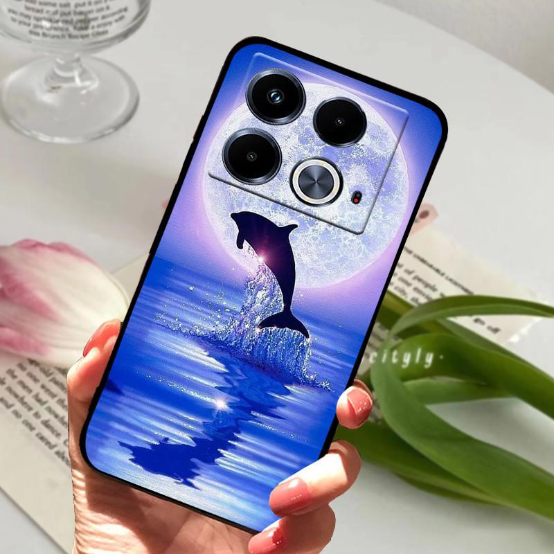 For Infinix Note 40 Case animal Silicone Soft TPU Back Covers For Infinix Note 40 Pro 4G 5G 40 Pro Plus Case Protective Funda