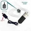 Energy Saving Fish Tank Air Pump Compact and Quiet Oxygen Pump with Durable Air Stone for Nano Aquariums