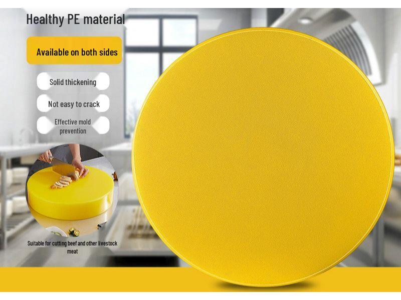 Naijiang Food Grade Round PE Plastic Cutting Board