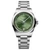 Serie Concas Movimento Meccanico Automatico Impermeabile 100 Metri Orologio Svizzero Unisex 38mm Quadrante Verde Cassa in Acciaio Inossidabile L3.720.4.02.6