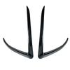 For Tesla Model X 2015-2020 Car Front Bumper Splitter Spoiler Covers Trim Fog Lights Eyebrow Wind Knife Car Interior Accessories