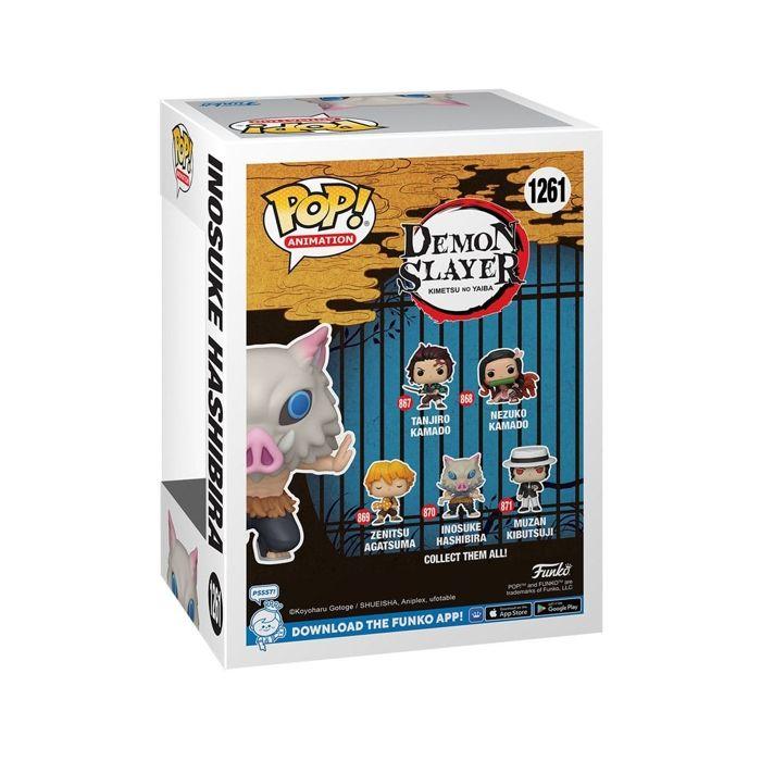Figurine funko pop - demon slayer - inosuke - 7ème forme - garantie 2 ans - mixte