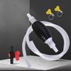 3FT Manual Hand Liquid Oil Petrol Water Fuel Siphon Pump Transfer Pipe Hose Tool Versatile for Garage Aquarium