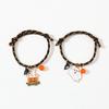 Halloween Ghost Pumpkin Charm Bracelets For Women With Magnetic Love Hearts And Adjustable Cord