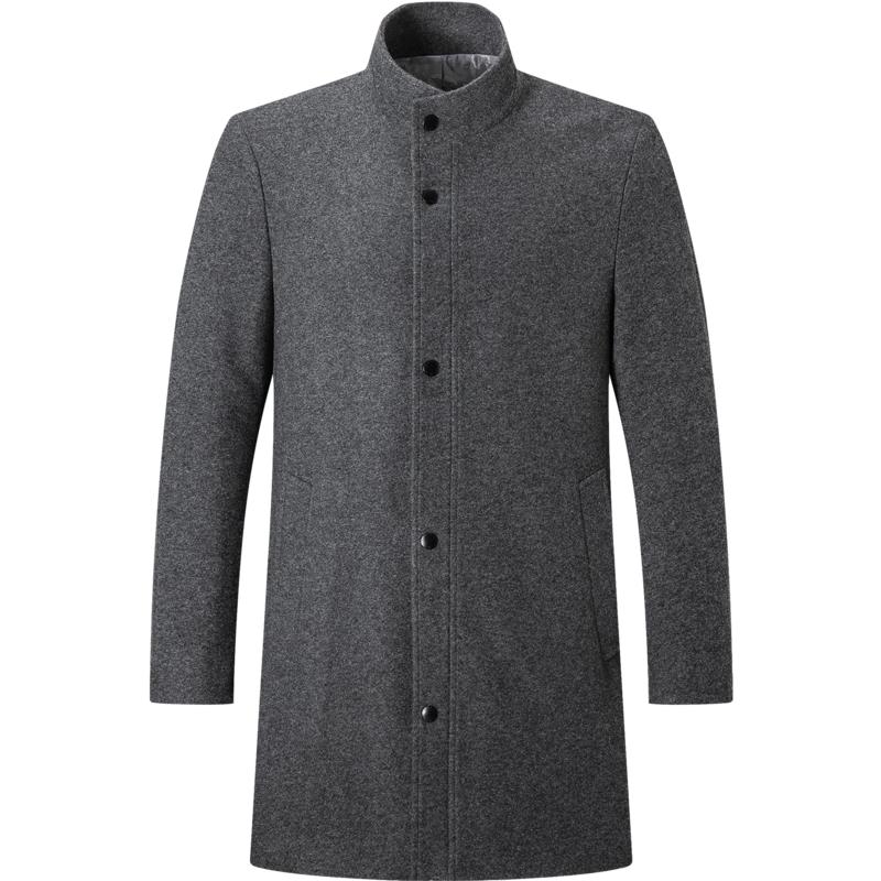 

Мужское зимнее пальто Seven Wolves из смесовой шерсти со стойкой XL