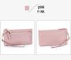 Women's Large Capacity Cowhide Clutch Wallet with Phone Storage