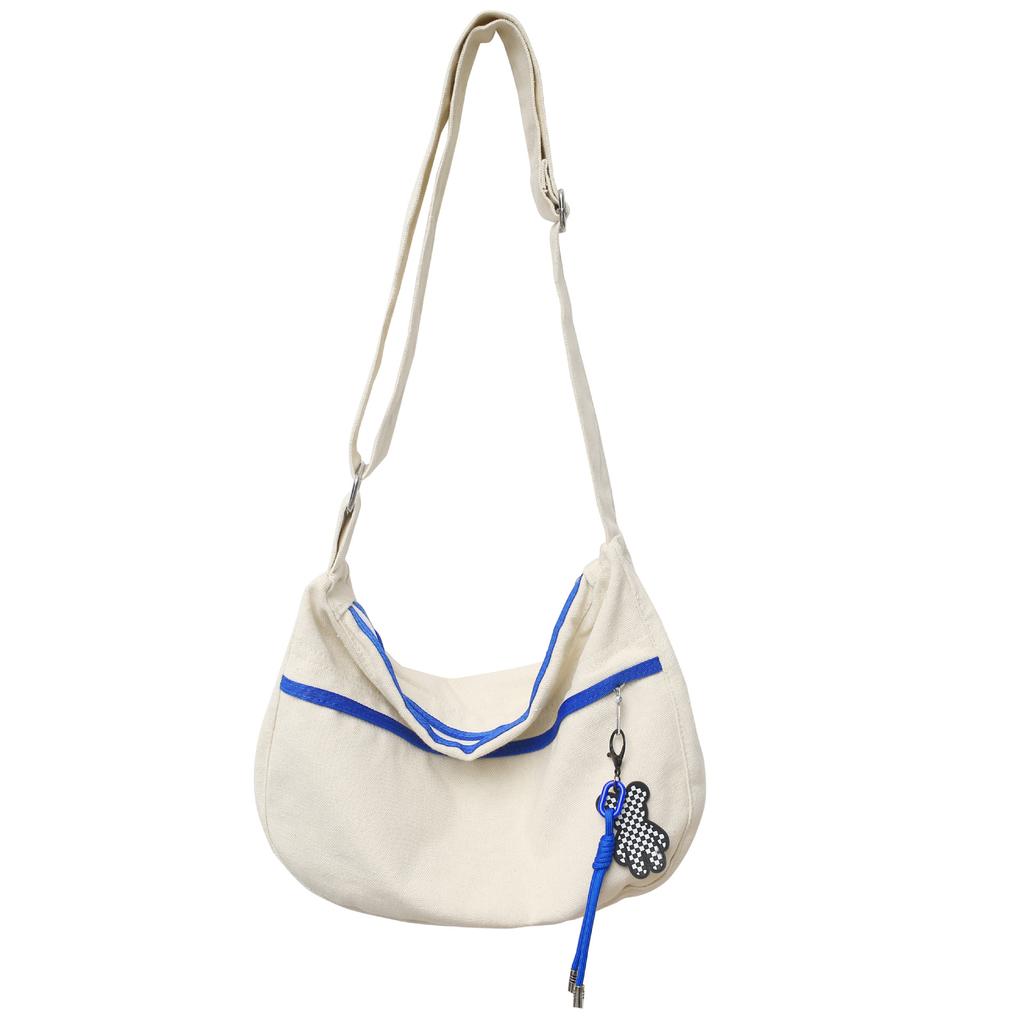 Versatile women's shoulder bag, new simple student class bag, large-capacity commuter messenger bag, male
