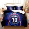 3D Printed Football Bedding Set N-Neymar Duvet Cover Pillowcase Adult boy Single Queen King Size Bedding Set Luxury Gift