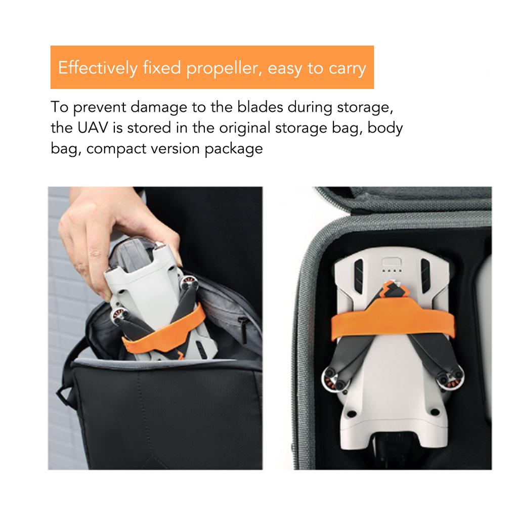Propeller Holder Wing Fixed Stabilizers Chassis Protective Prop Blades Fixer Strap for   3 Pro Drone