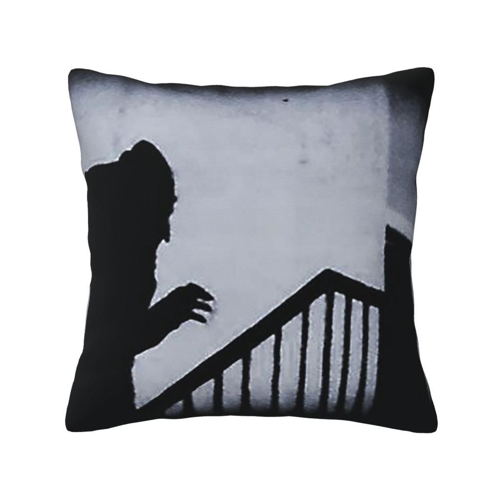 Nosferatu Classic Horror Movie Square Pillowcase Pillow Cover Cushion Zip Decorative Comfort Throw Pillow for Home Bedroom