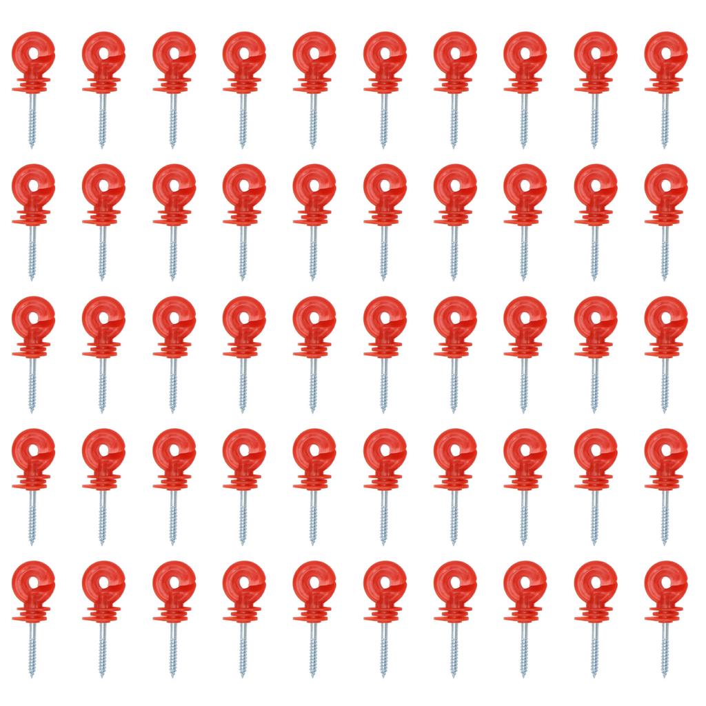 50 STUKS Hekisolator Schroef In Regenbestendig Zonbescherming Kunststof Staal Elektrische Hekisolatoren voor