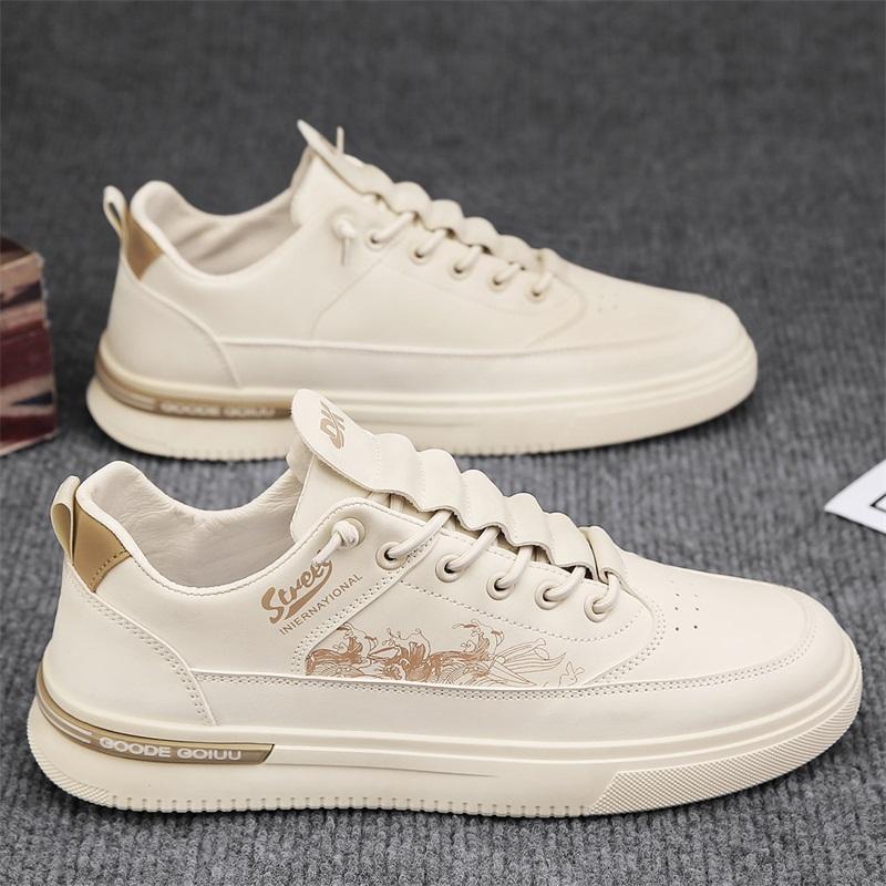 

Повседневная спортивная обувь Мужская универсальная износостойкая мужская обувь Модные спортивные кроссовки для отдыха Повседневная обувь Обувь для досок 44 бежевый