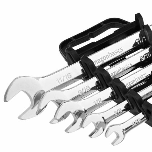 Basic Ratchet Wrench Set, Flexible, SAE, 5 Pieces