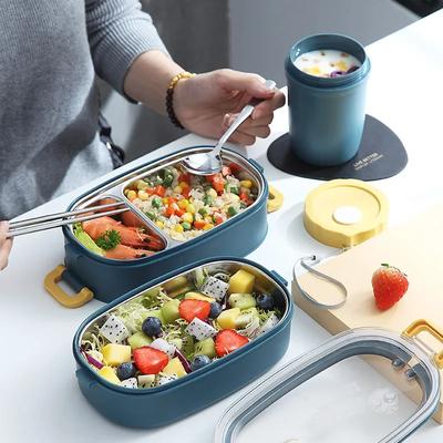 Portable Outdoor 304 Stainless Steel Thermal Lunch Box with Compartment for Kids, Japanese Style Multi - Layer Bento Box