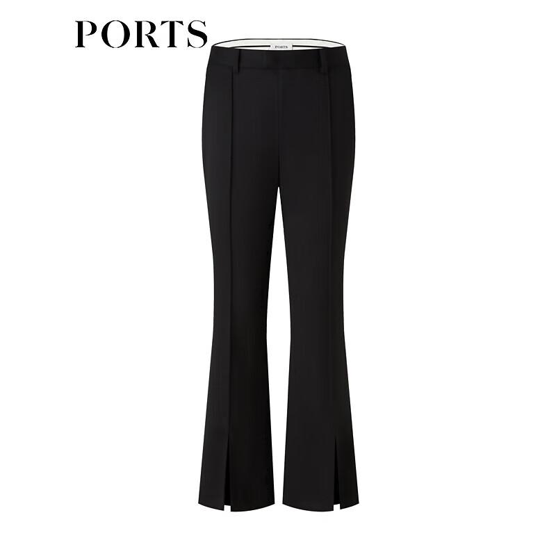 PORTS Women's Pleated Detail Straight-Leg Pants