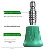 1/4 Quick Connect Colored Fan-Shaped High-Pressure Washer Nozzle with Stainless Steel and Rubber Sleeve