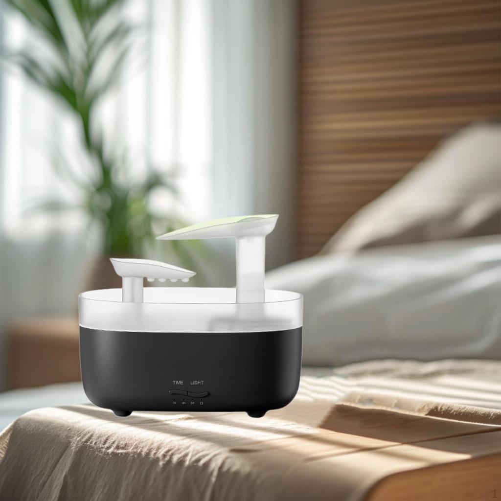Air Essential Oil Diffuser for Fireplace, Cars, Quiet Colorful Lights, Home Fragrance, Bedroom,