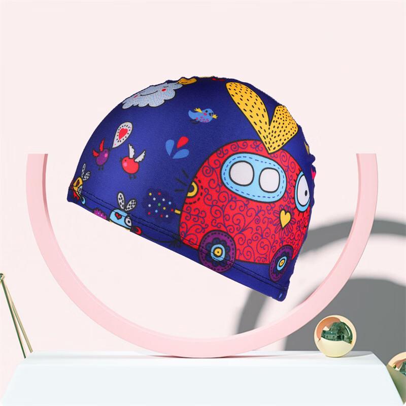 Tuolangshi Kids  Printed Cloth Swimming Cap
