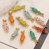 Creative Handmade Fish Pendant In Bright Colors Handmade Jewelry Accessory For Individualized Necklace Bracelet Design