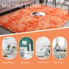 Plüsch-Teppich für Wohnzimmer, Batik-Farbverlauf, mehrfarbig, zottelige weiche Bodenmatte im Schlafzimmer, zotteliger Kinderzimmer-Teppich