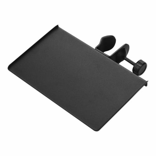 Btuty Clamp-on Tray Microphone Stand, Metal, with Mounting Clamp