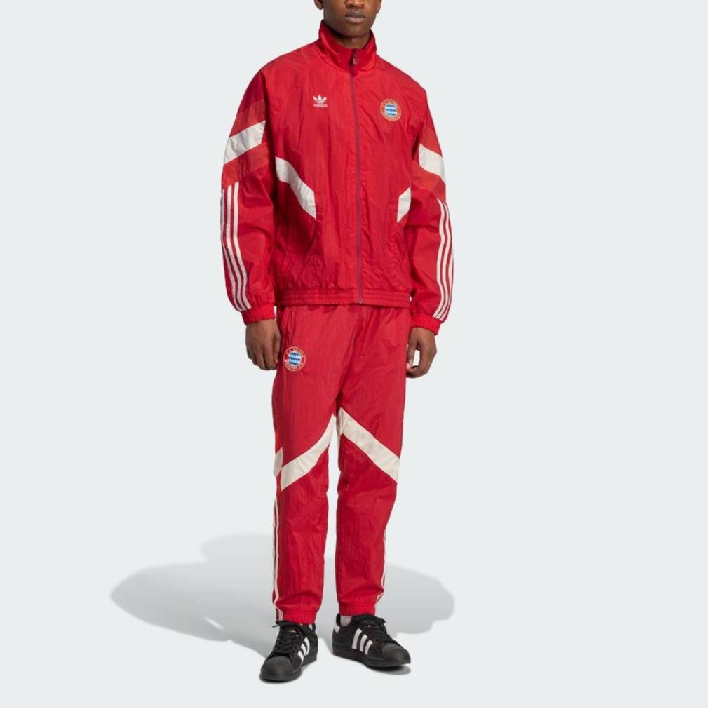 Adidas Originals FC Bayern Track Top Men Jacket Red IS6508