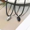 Colar para Mulheres Simples Colar Joias Quente Amor Homens e Mulheres Colar de Amor Magnético Preto e Branco Conjunto de Colares para Casal Colar Elegante
