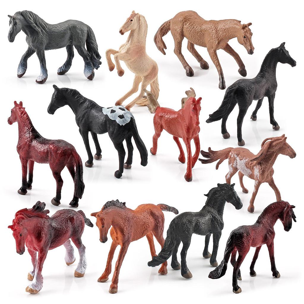World Famous Horse Model Set Pvc Static Figurines Collectors Animal Display For Model Enthusiasts