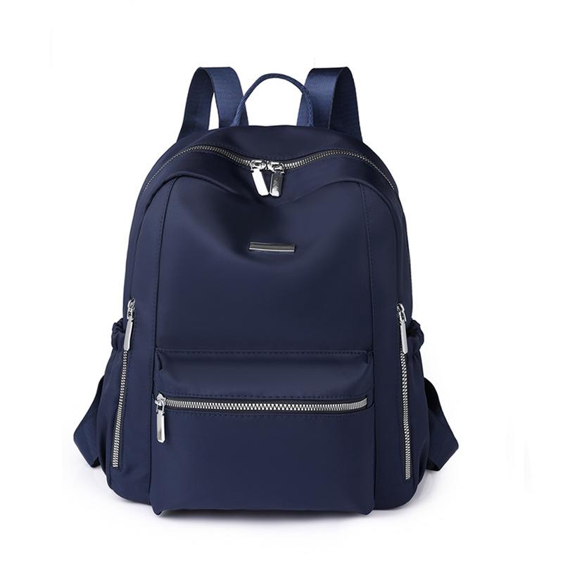 

Женский нейлоновый рюкзак большой емкости, дорожный компьютерный рюкзак, школьный рюкзак синий