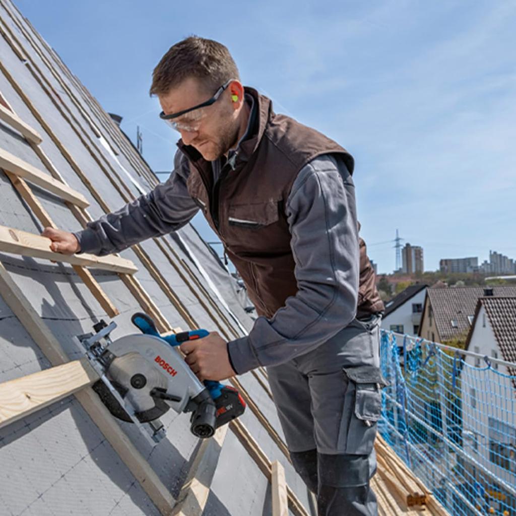 Bosch Professional 18V Cordless Circular Saw Sold Parallel Sample Tip Hex Wrench (charger Separately, Guide, Saw, Included) GKS18V-57-2LH