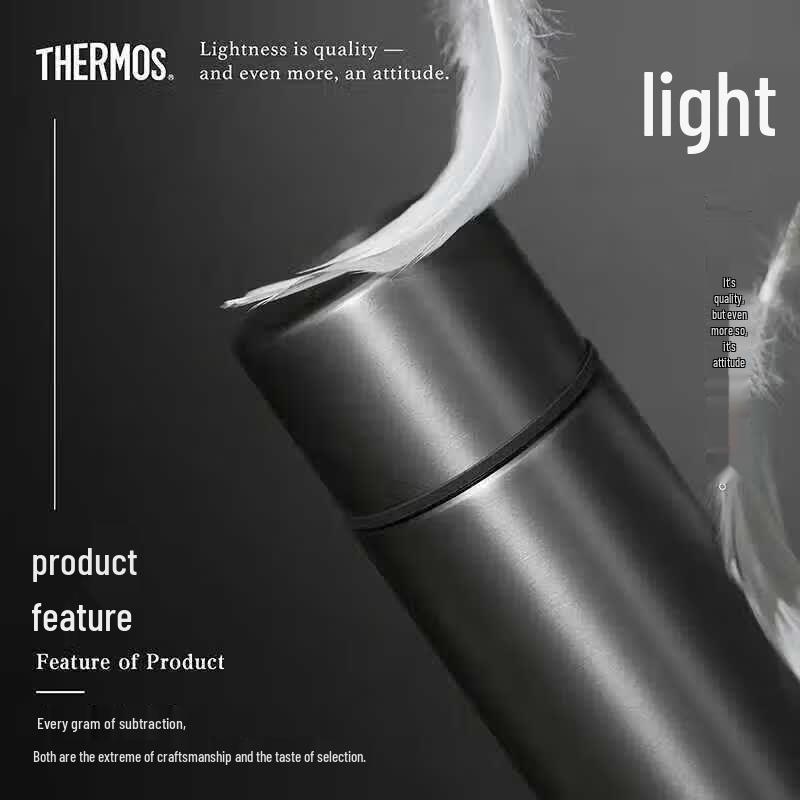 Thermos Pure Titanium Insulated Water Bottle 500ml