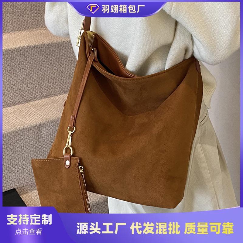 Premium Retro Bag Women's Autumn and Winter New Large-capacity Tote Bag Versatile Single Shoulder Messenger Bag