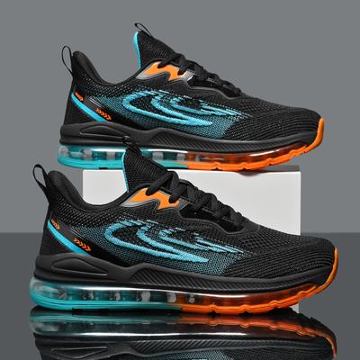 Men's Shoes Summer New Style Fly Woven Mesh Sports Soft Bottom Air Cushion Youth Running