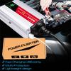 300W Solar Power Inverter DC 12V To AC 220V Portable Fast Charging Car Power Inverter Charger Converter Adapter Multifunctional