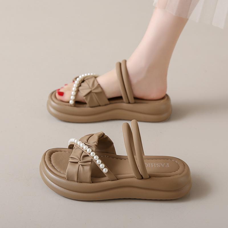 Cool slippers for women's new summer wear with skirt fashion fairy style exquisite and thin sandals