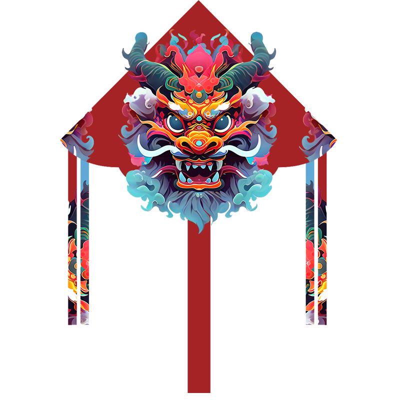 Lucky Dragon Kite: High-End, Easy-Fly Breeze for Kids & Adults with Line Wheel