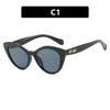 Vintage Cat Eye Sunglasses Women Letter Small Frame Sun Glasses Female Brand Designer Retro Shades Fashion