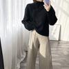 Jiazhi, the new autumn temperament lazy wind V-neck fleece shirt design sense short long-sleeved top B1011