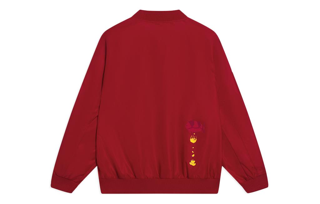 Li Ning x Disney Sports Fashion Collection Jacket Unisex Agate Red AJDT319-1